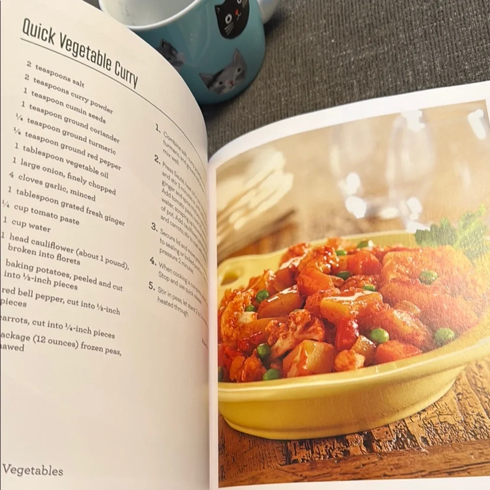 Cook Instant! Recipe Book. Never Used. For your ELECTRIC PRESSURE COOKER!